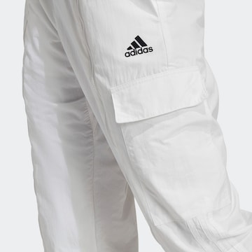 ADIDAS SPORTSWEAR Loose fit Sports trousers 'Dance Versatile ' in White