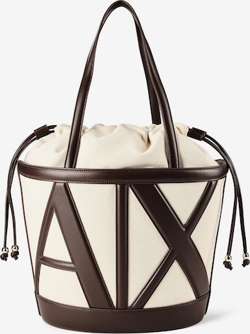 Cabas 'Marisol' ARMANI EXCHANGE en marron : devant