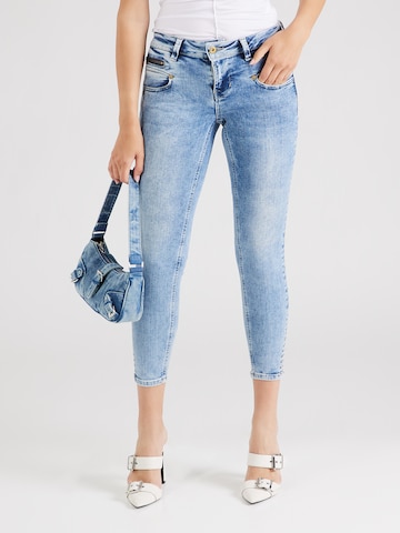 FREEMAN T. PORTER Skinny Jeans 'Alexa' in Blauw: voorkant