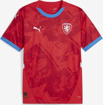 PUMA חולצות טריקו 'Tschechische Republik 2024' באדום: מלפנים