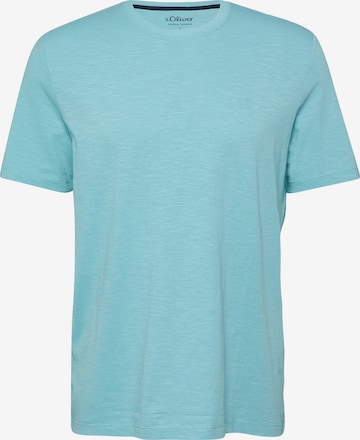 s.Oliver Shirt in Blauw: voorkant