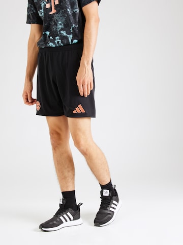 ADIDAS PERFORMANCE Regular Sports trousers 'FC Bayern München Away 24-25' in Black: front
