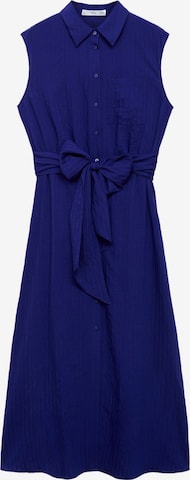 MANGO Shirt dress 'Sero' in Blue: front