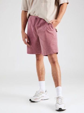 Iriedaily Normální Kalhoty 'Corvin' – fialová: přední strana