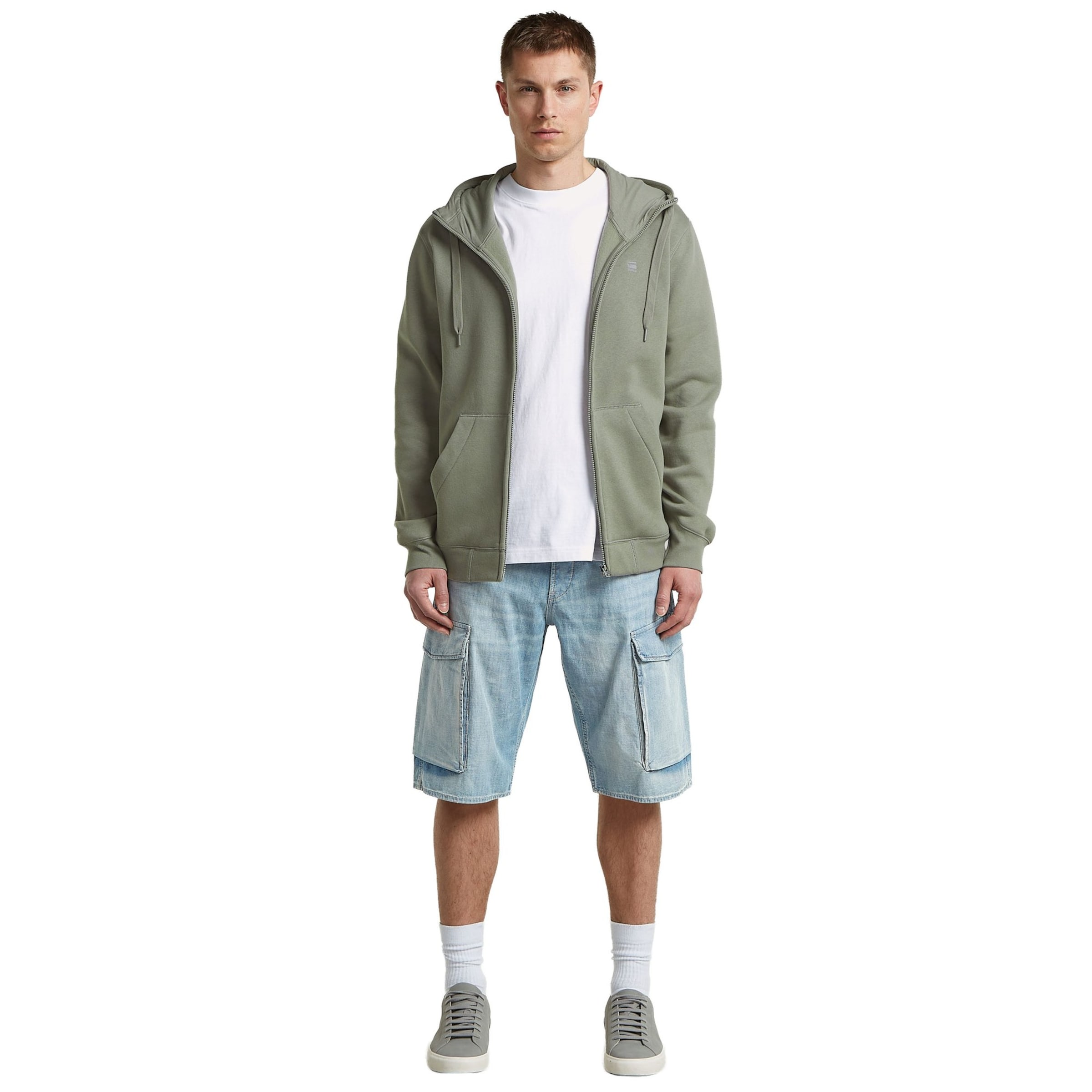 G-STAR Sweatjacke in Grün
