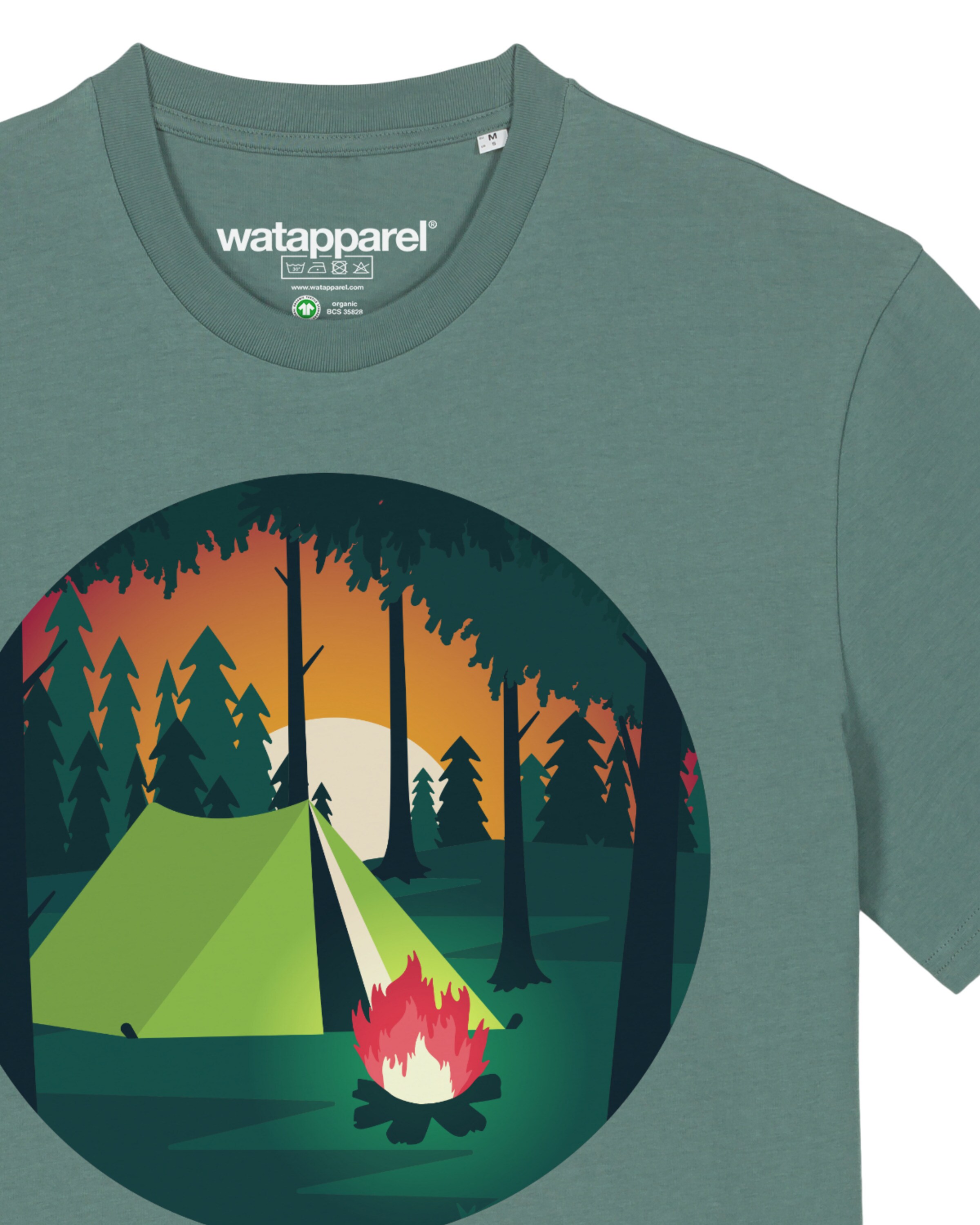 Maglietta ' Zelten ' di Watapparel in verde