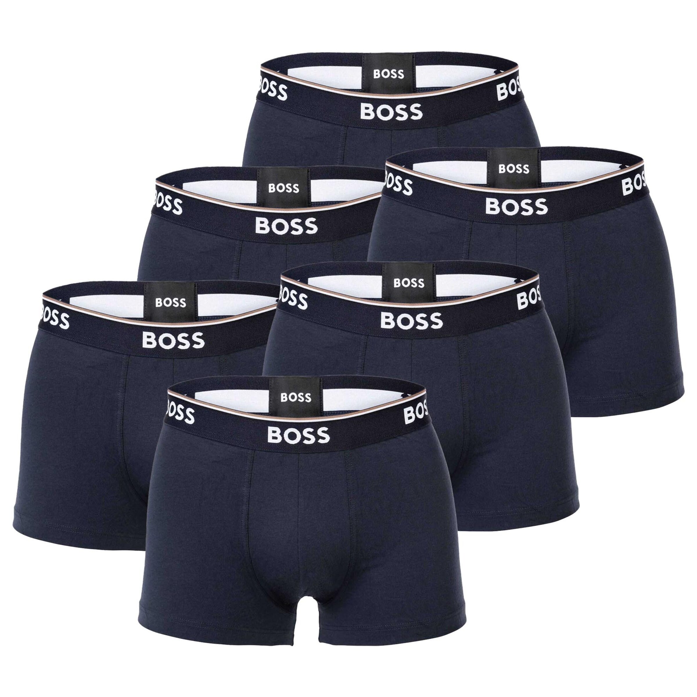 Boxer di BOSS in blu: frontale