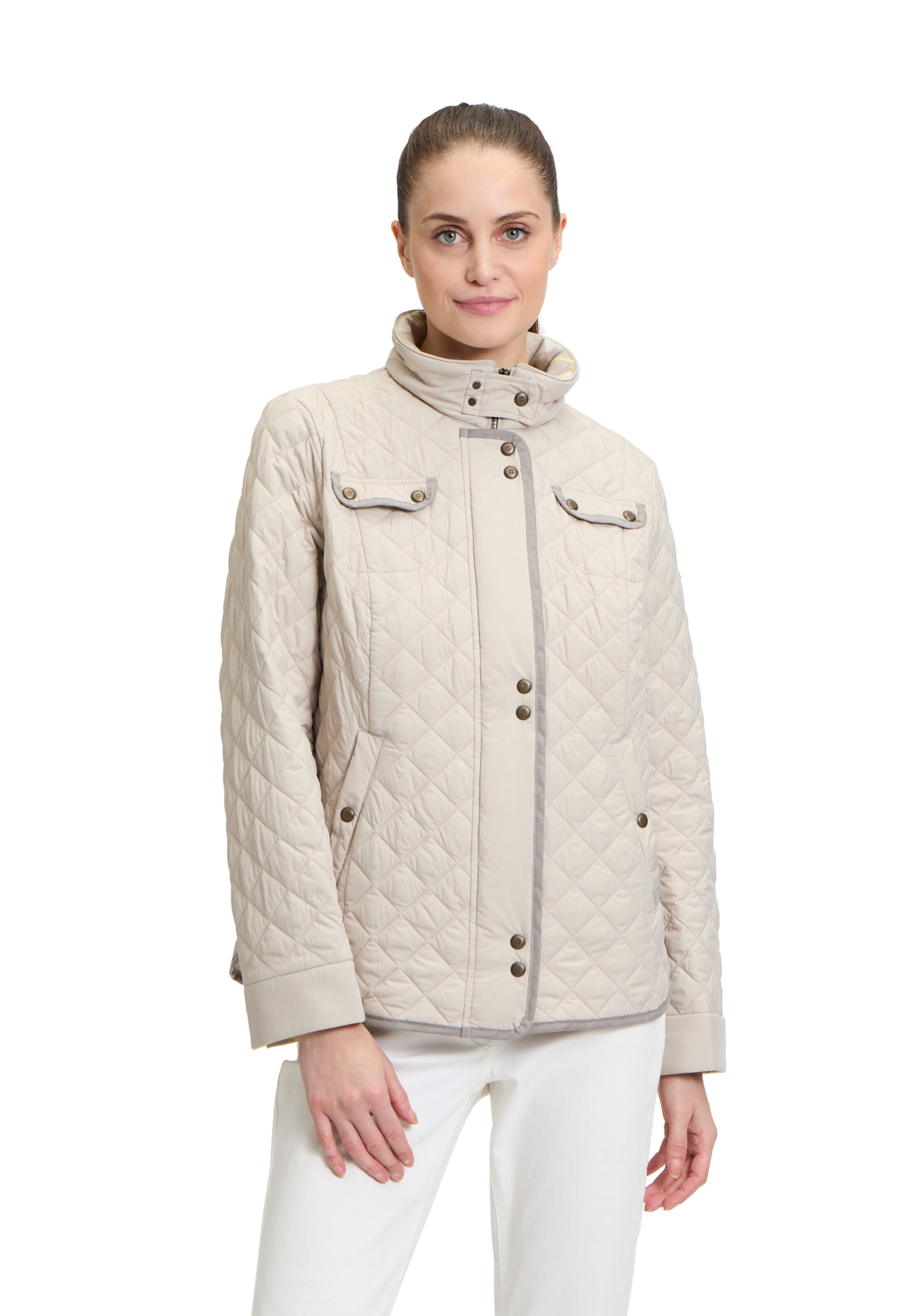 GIL BRET Between-Season Jacket in Beige: front