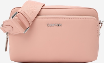 Borsa a tracolla di Calvin Klein in rosa: frontale