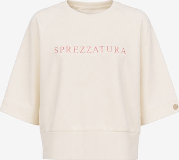 T-shirt I want the moon en beige : devant
