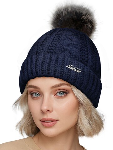 Neverless Beanie '1980' in Blue: front