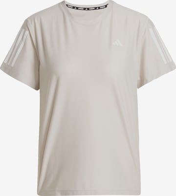 ADIDAS PERFORMANCE Performance Shirt 'Own The Run' in Grey: front
