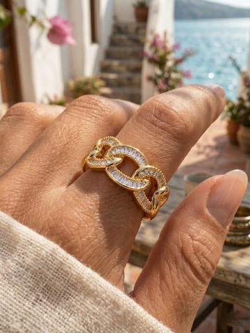 Nemomatheo Ring 'Twist Shine' in Gold