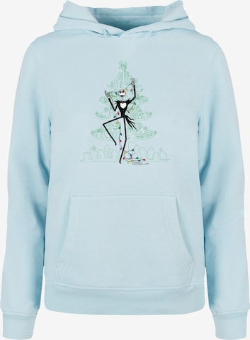 ABSOLUTE CULT Sweatshirt 'The Nightmare Before Christmas' in Blauw: voorkant