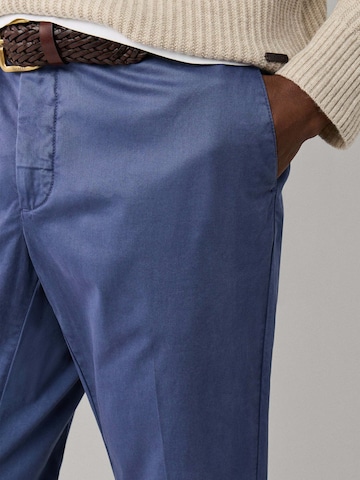 Coupe slim Pantalon chino 'KENSINGTON ' Hackett London en bleu