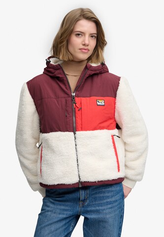 Superdry & CoPrijelazna jakna - bijela boja: prednji dio