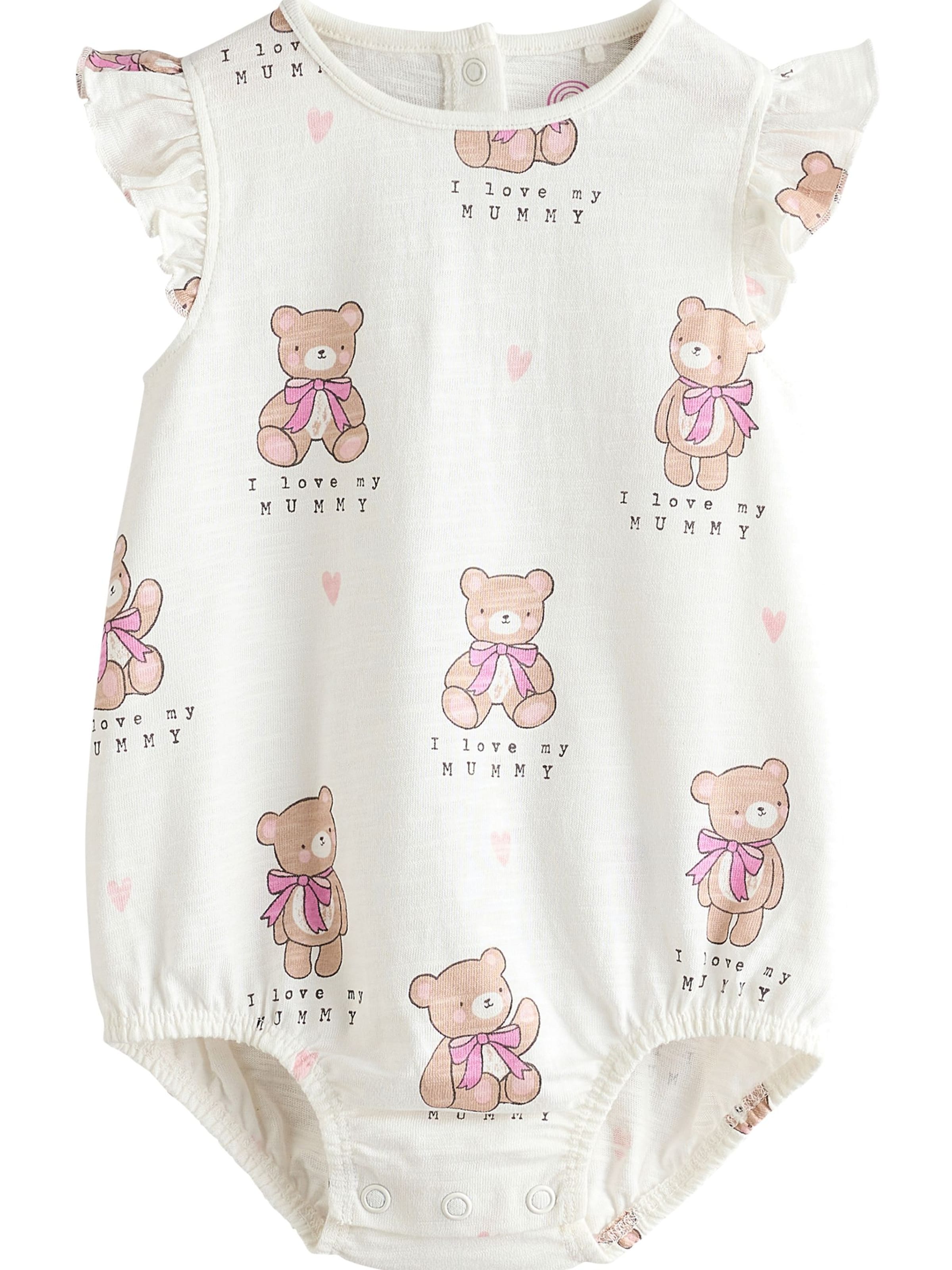 Next Ползунки/боди в Белый: спереди