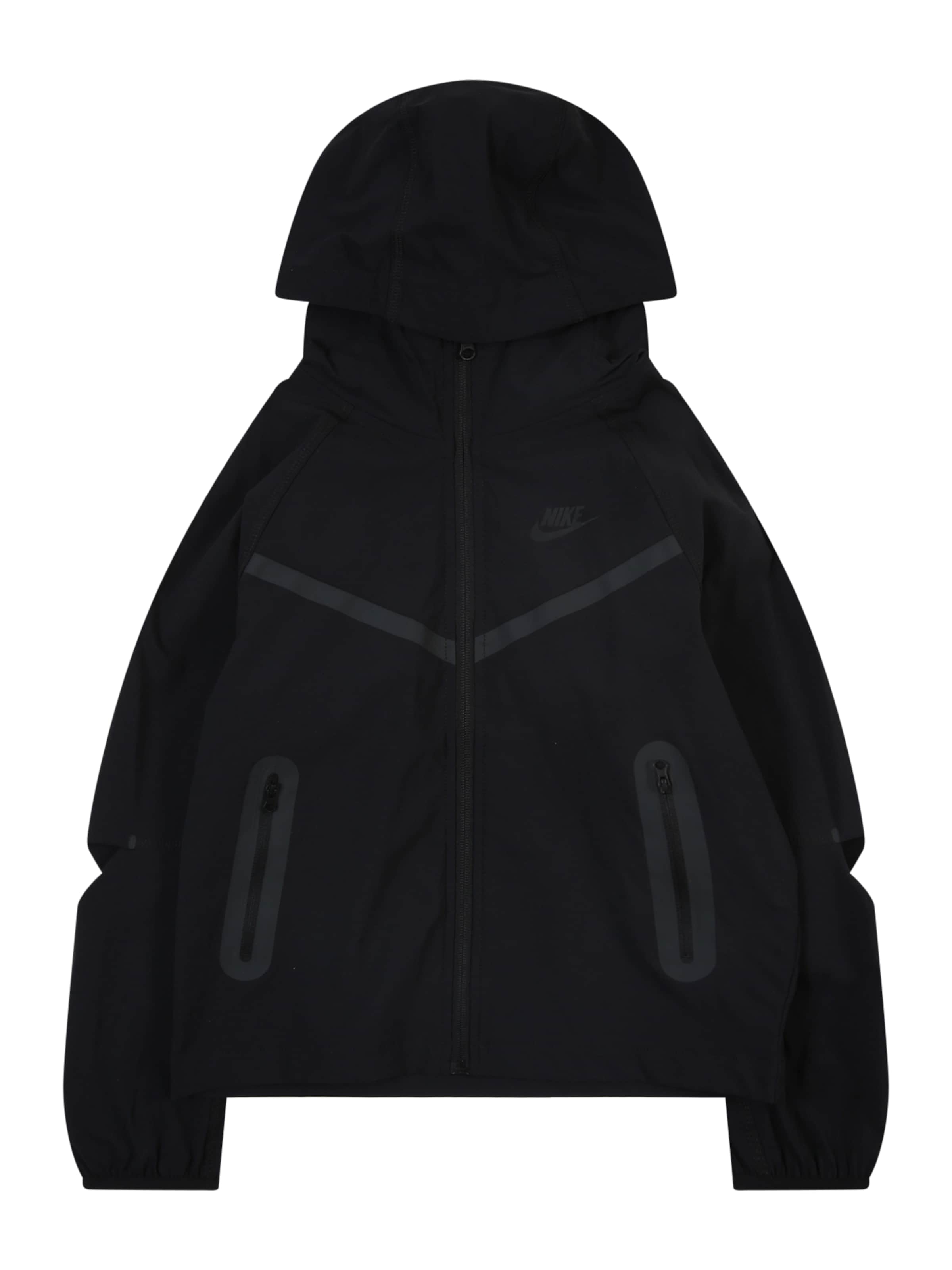 Giacca di mezza stagione di Nike Sportswear in nero: frontale