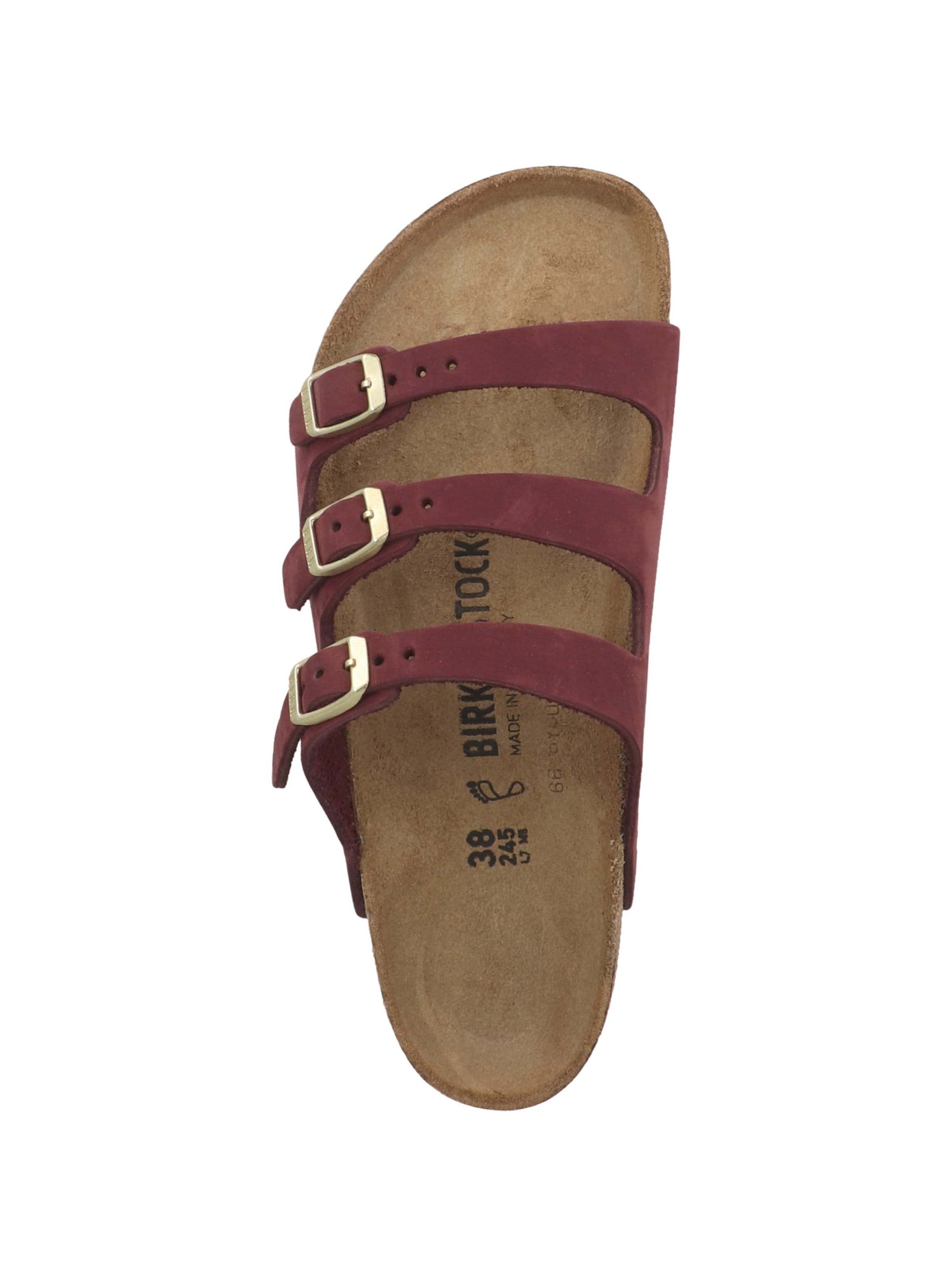 Mule 'Florida' BIRKENSTOCK en rouge : au dessus