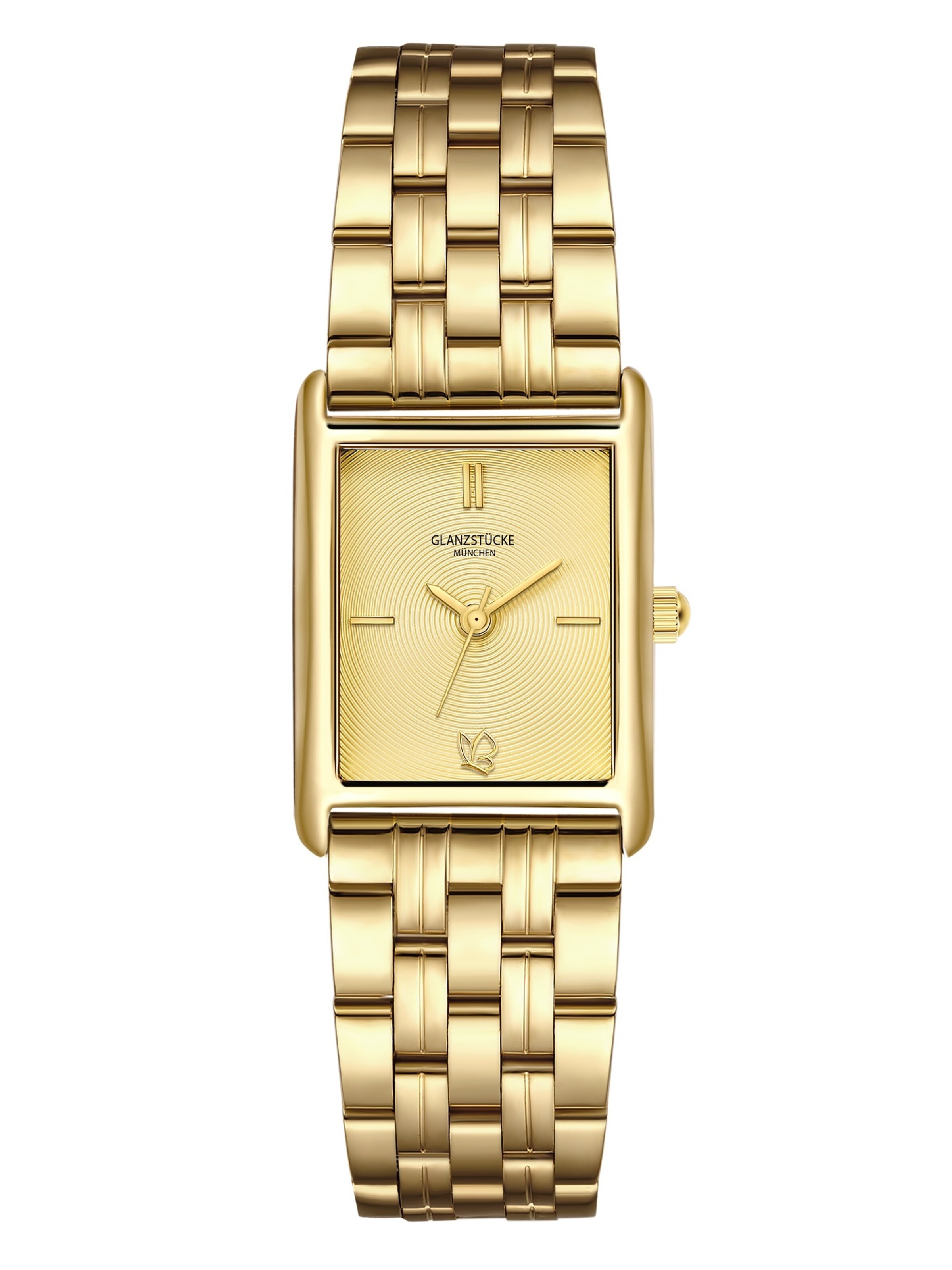 Glanzstücke München - Reloj analógico en oro: frente