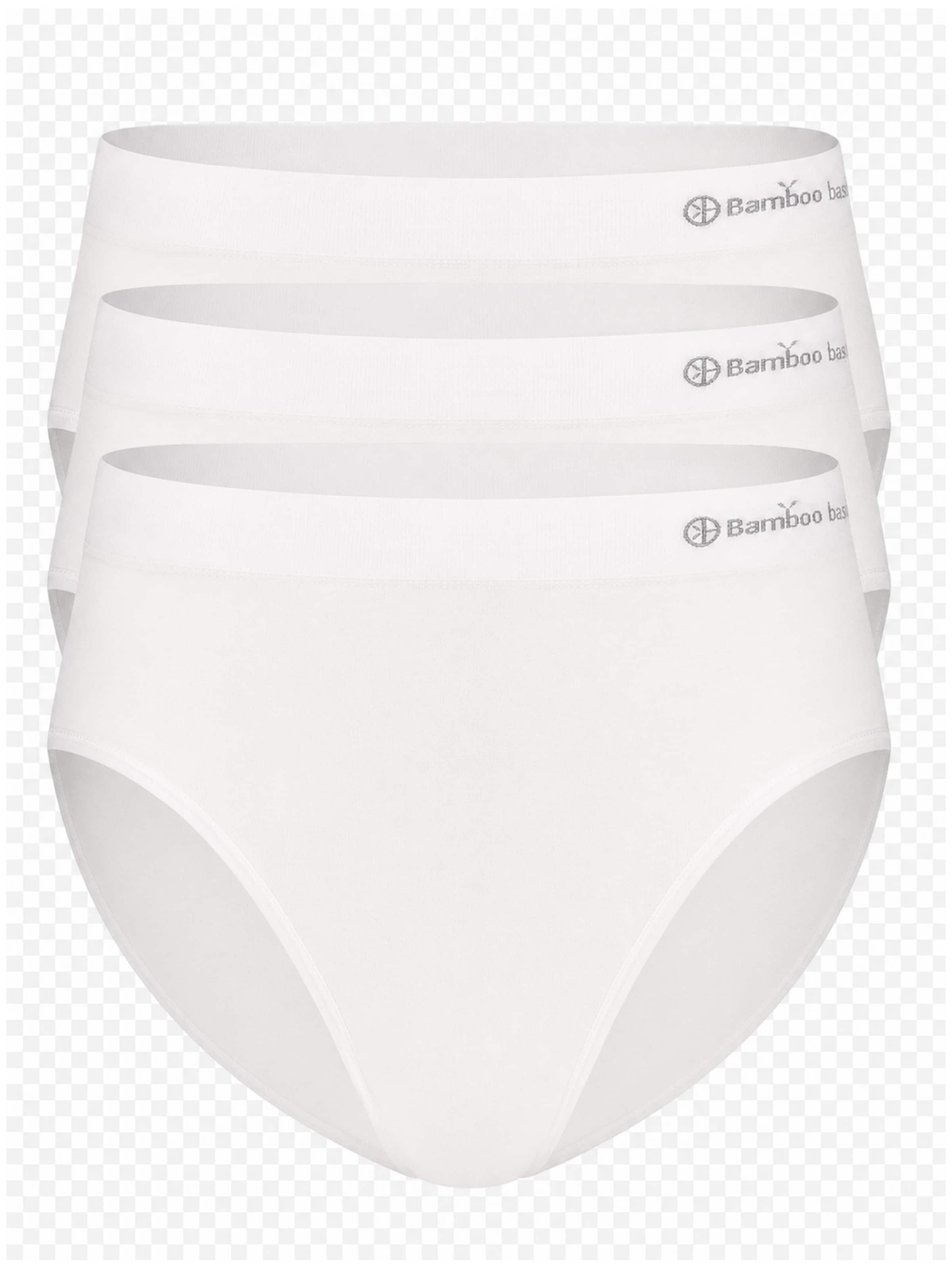 Bamboo basics Slip 'Belle' in Wit: voorkant