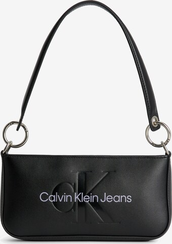 Geantă de umăr de la Calvin Klein Jeans pe negru: față