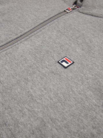 FILA - Sudadera con cremallera 'BORNO oversized raglan 2-way zip hoodie' en gris