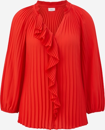 s.Oliver BLACK LABEL Blouse in Rood: voorkant