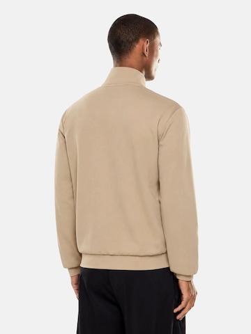 EA7 Emporio Armani Sweatjacka 'FELPA' i beige