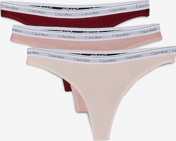 Calvin Klein Underwear Stringi w kolorze różowy: przód