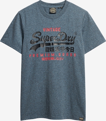 Superdry T-shirt i blå: framsida