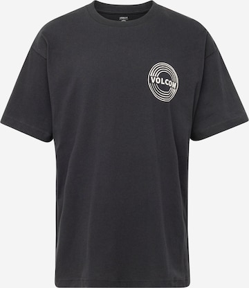 Volcom - Camisa 'SWITCHFLIP' em preto: frente