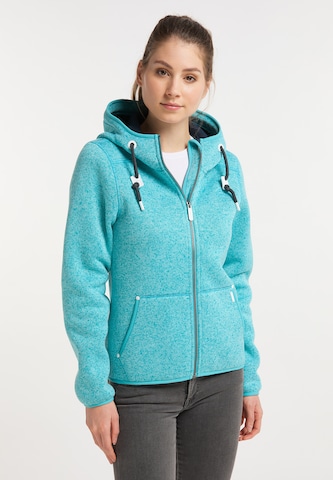 ICEBOUND Fleece jas in Blauw: voorkant