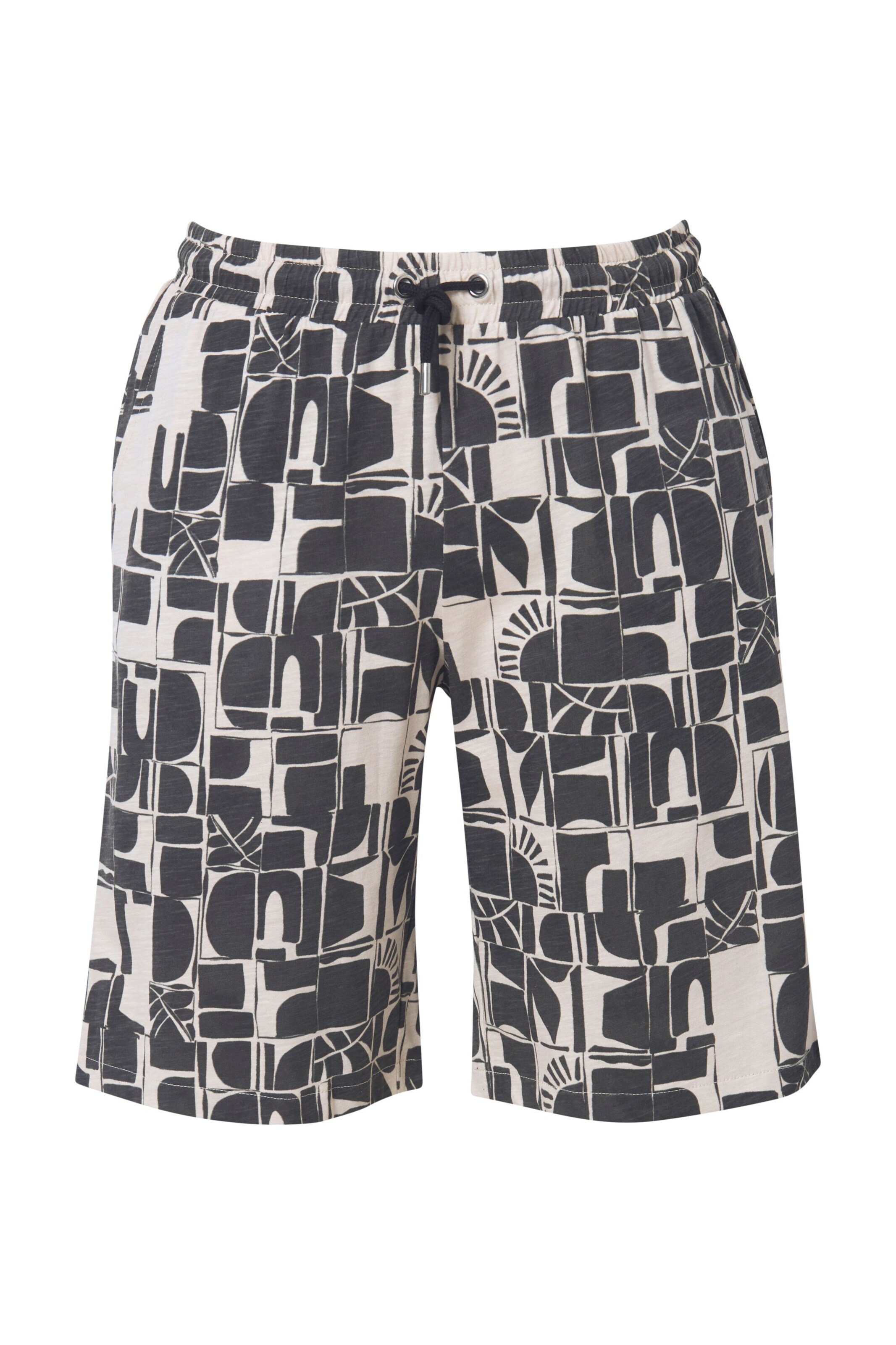 Ulla Popken Regular Broek in Wit: voorkant