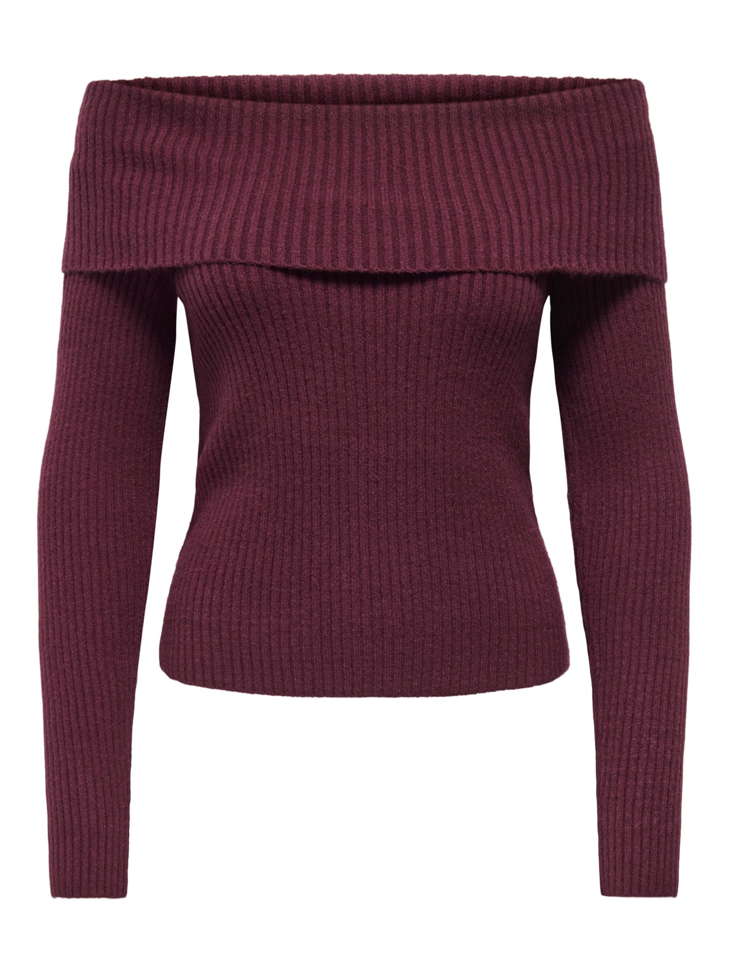 ONLY Pullover 'ONLKatia' in M in bordeaux, Produktansicht