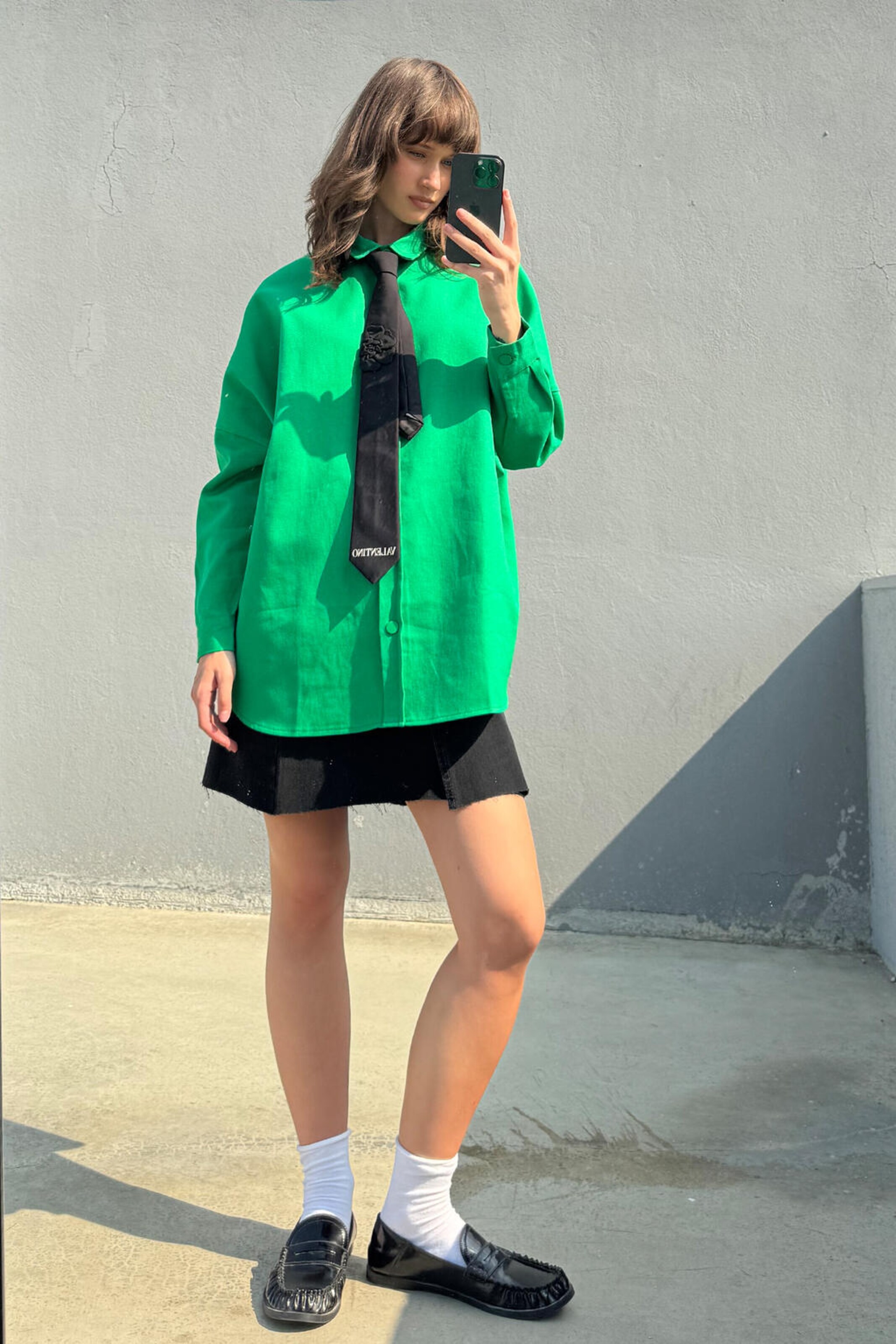 Touche Prive Shirt in Grün