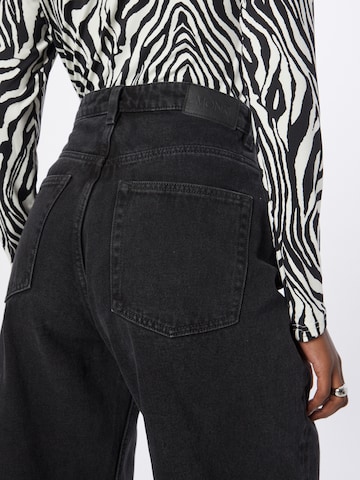 Monki Wide leg Τζιν σε μαύρο