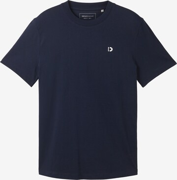 T-Shirt TOM TAILOR DENIM en bleu : devant