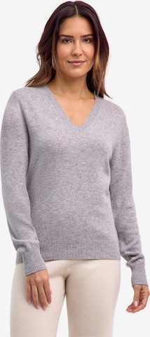 FALKE Pullover 'Pure Cashmere' in Grau: Vorderseite