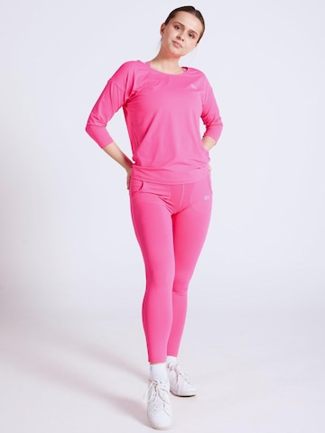 SPORTKIND - Pantalón deportivo 'Long Leggings with Pockets' en rosa: frente