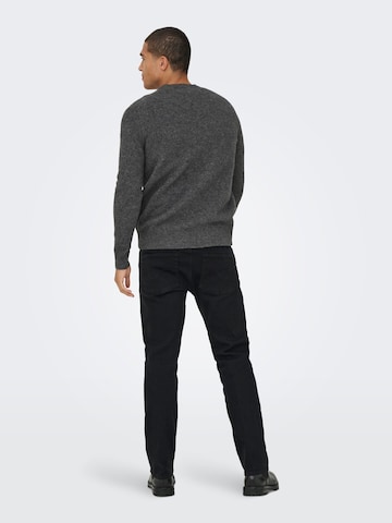 Pull-over 'ONSRAY' Only & Sons en gris