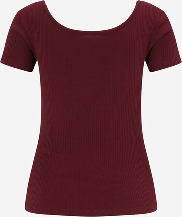 Pieces Petite Shirt 'KITTE' in Rood