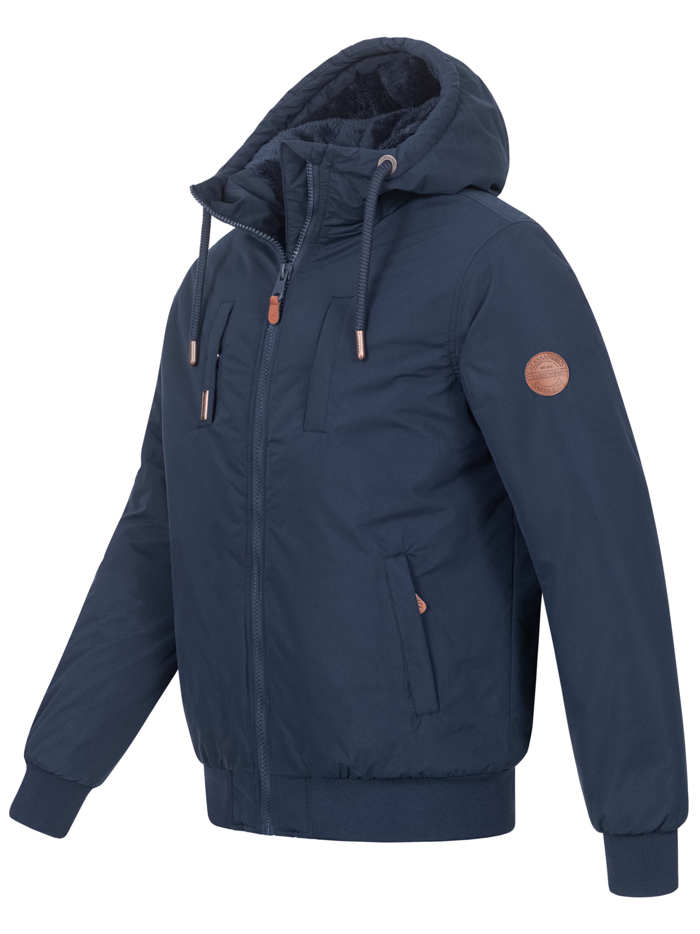 Alessandro Salvarini Winter jacket in Blue