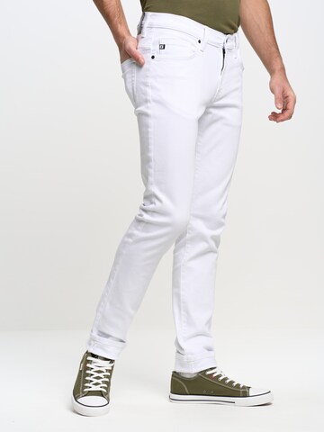 BIG STAR Slimfit Jeans 'Jeffray' in Weiß