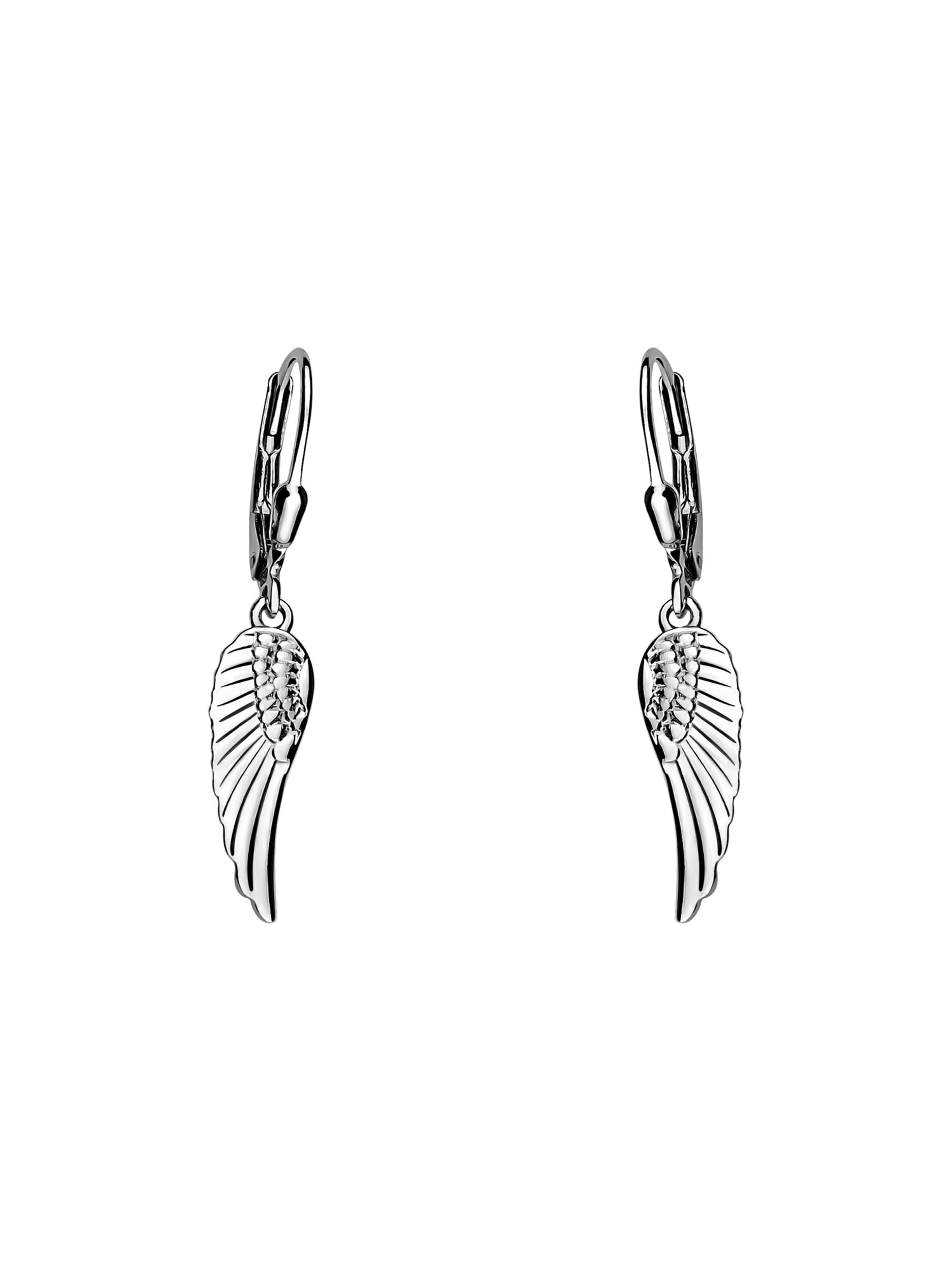 Sofia Milani Ohrringe 'Wing'‌‌‌‌‌‌‌‌ in One Size in silber, Produktansicht
