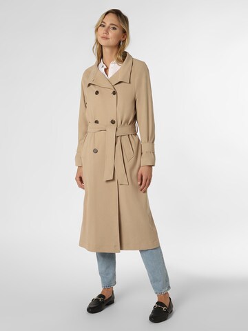 Fuchs Schmitt Between-Seasons Coat in Beige: front