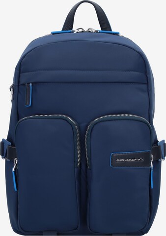 Piquadro Backpack 'PQ-RY' in Blue: front