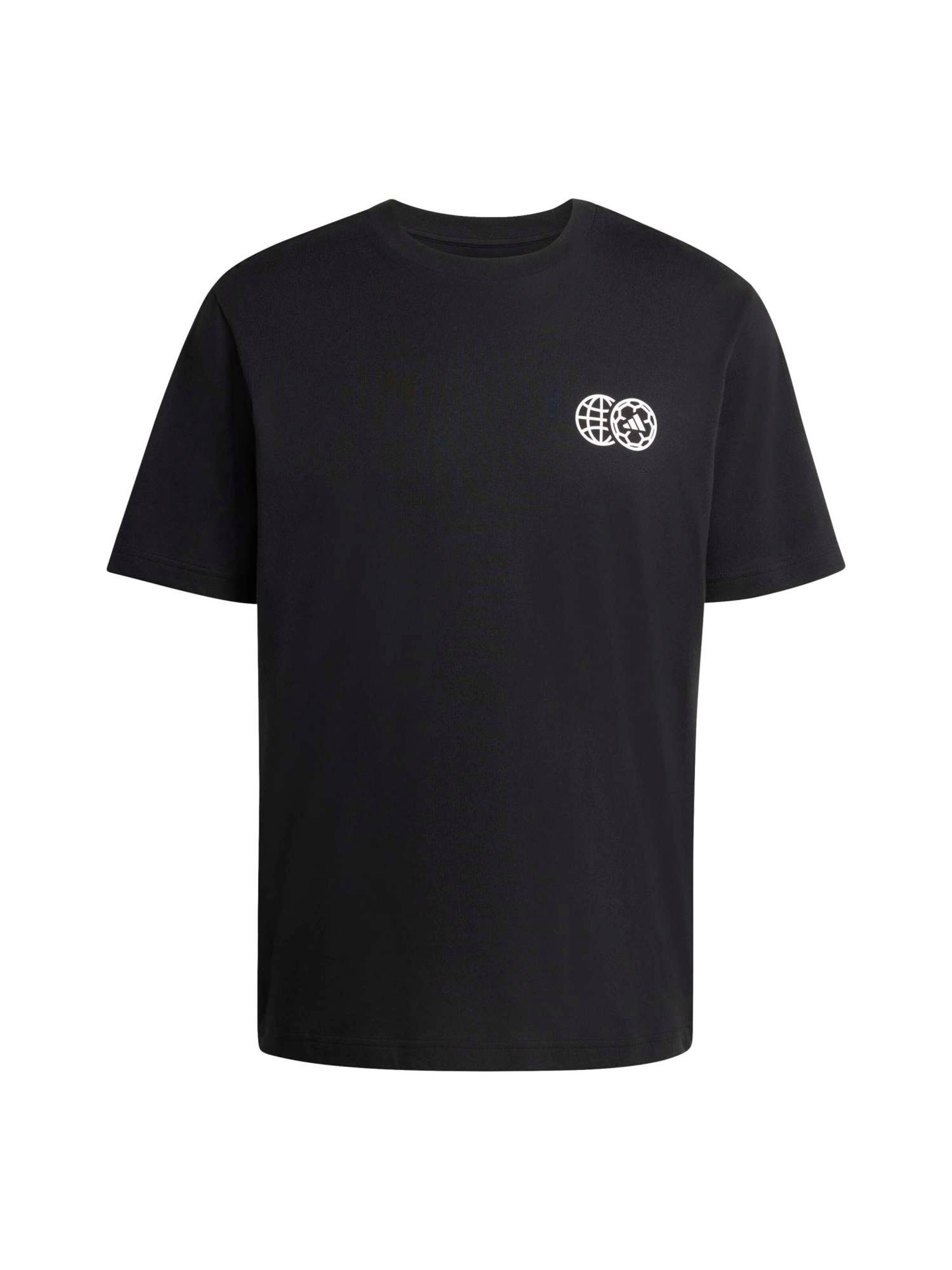 ADIDAS SPORTSWEARTehnička sportska majica 'HOUSE OF TIRO NATIONS' - crna boja: prednji dio