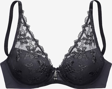 juoda LASCANA Trikampė Liemenėlė: priekis