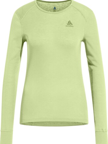 ODLO Base Layer 'ACTIVE WARM' in Grün: Vorderseite